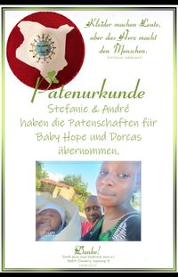 Patenurkunde Dorcas und Hope